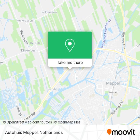 Autohuis Meppel map