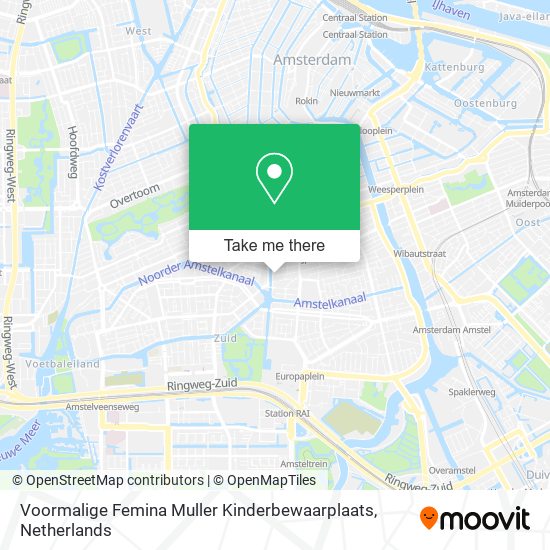 Voormalige Femina Muller Kinderbewaarplaats map