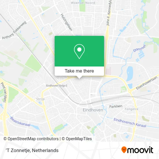 'T Zonnetje map