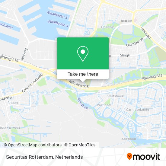 Securitas Rotterdam map