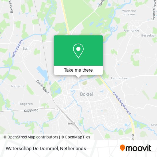 Waterschap De Dommel Karte