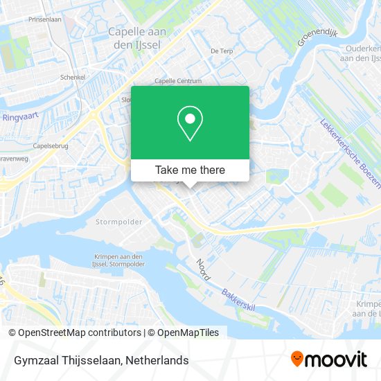 Gymzaal Thijsselaan map