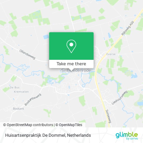 Huisartsenpraktijk De Dommel Karte