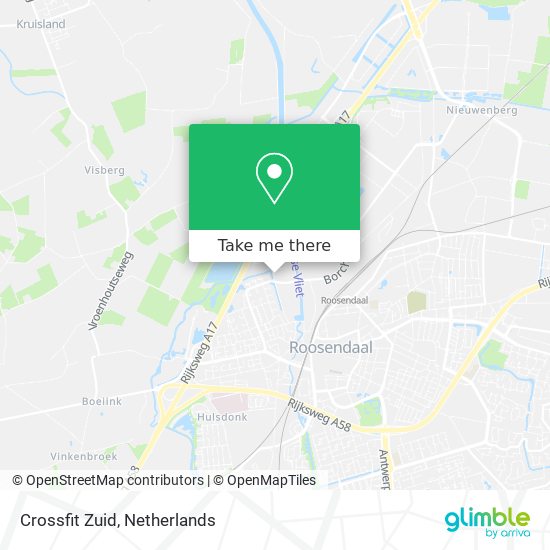 Crossfit Zuid map