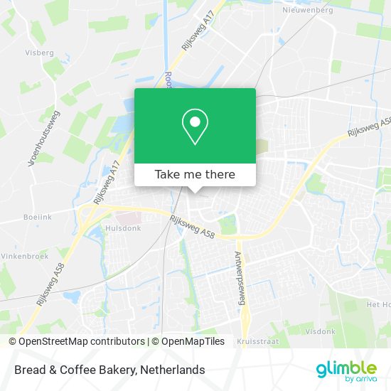 Bread & Coffee Bakery map