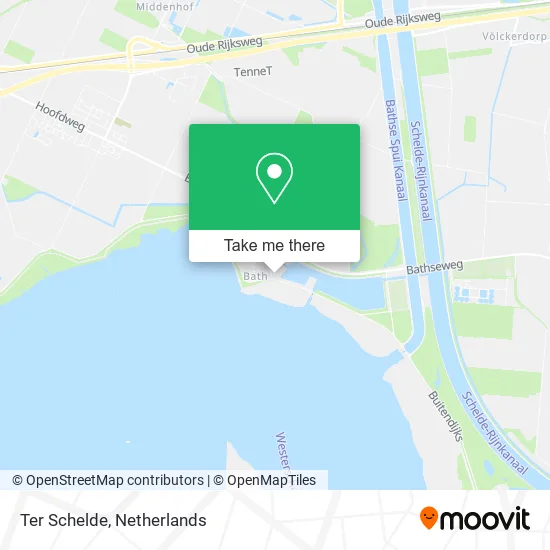 Ter Schelde map