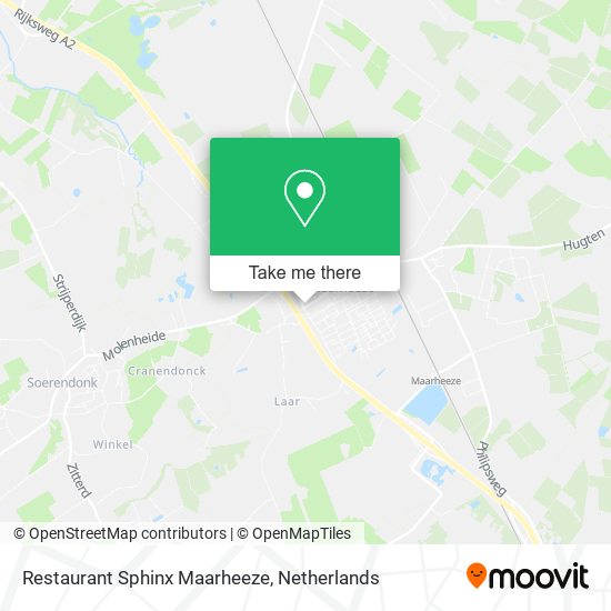 Restaurant Sphinx Maarheeze map