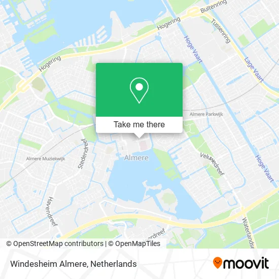 Windesheim Almere map