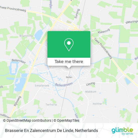 Brasserie En Zalencentrum De Linde map