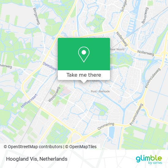 Hoogland Vis map