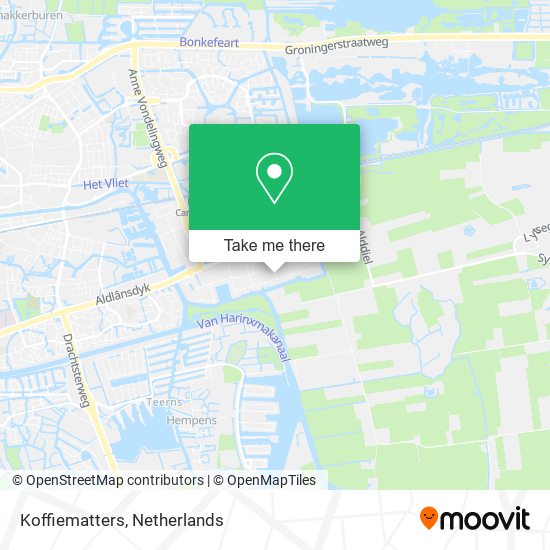 Koffiematters map