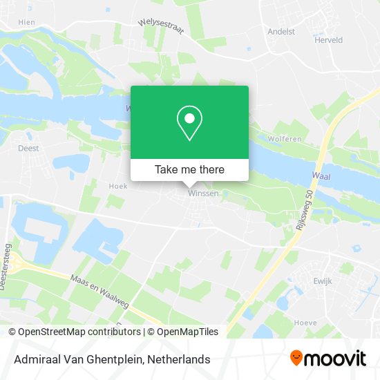 Admiraal Van Ghentplein map