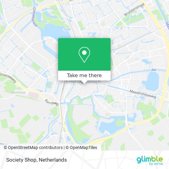 Society Shop map