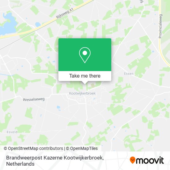 Brandweerpost Kazerne Kootwijkerbroek map