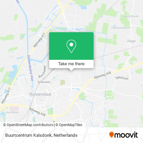 Buurtcentrum Kalsdonk Karte