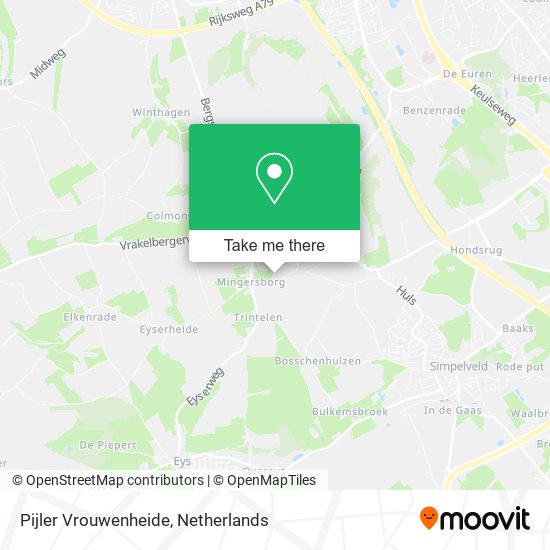 Pijler Vrouwenheide map