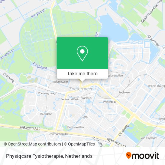 Physiqcare Fysiotherapie map