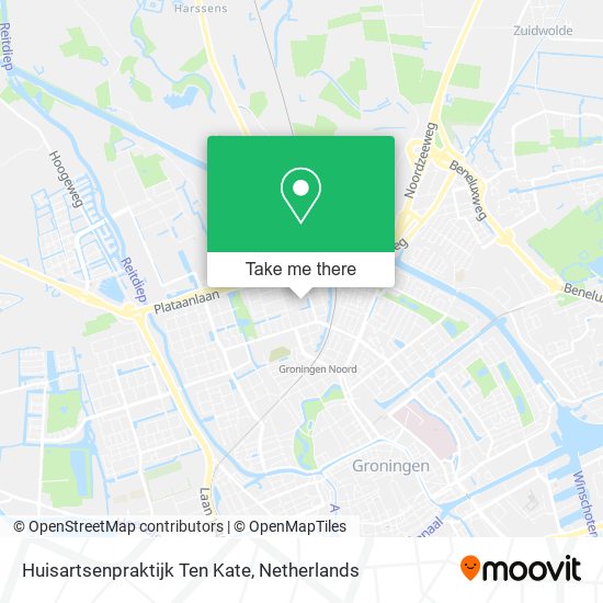 Huisartsenpraktijk Ten Kate map