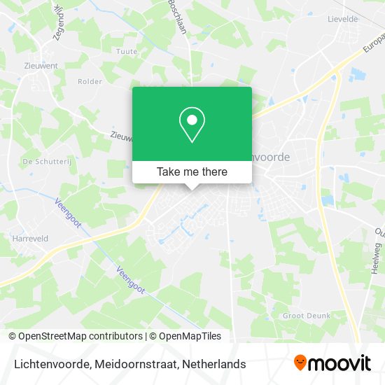 Lichtenvoorde, Meidoornstraat map