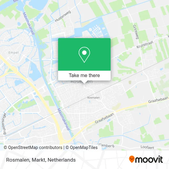 Rosmalen, Markt map