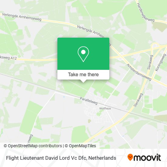 Flight Lieutenant David Lord Vc Dfc map