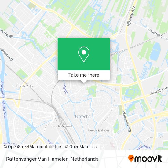 Rattenvanger Van Hamelen map