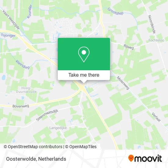 Oosterwolde map