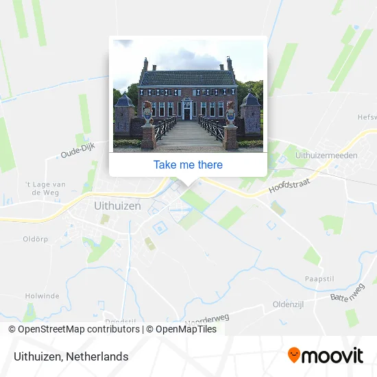 Uithuizen map