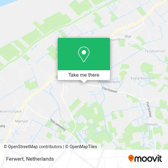 Ferwert map