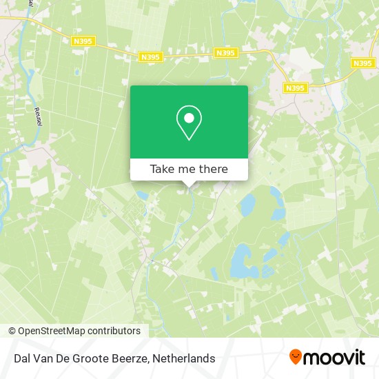 Dal Van De Groote Beerze map