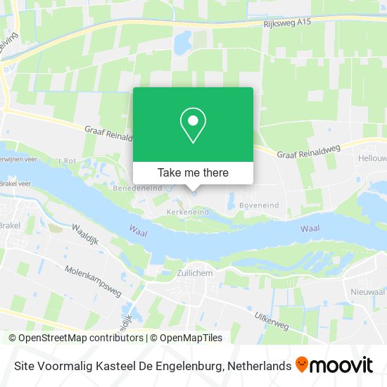 Site Voormalig Kasteel De Engelenburg Karte