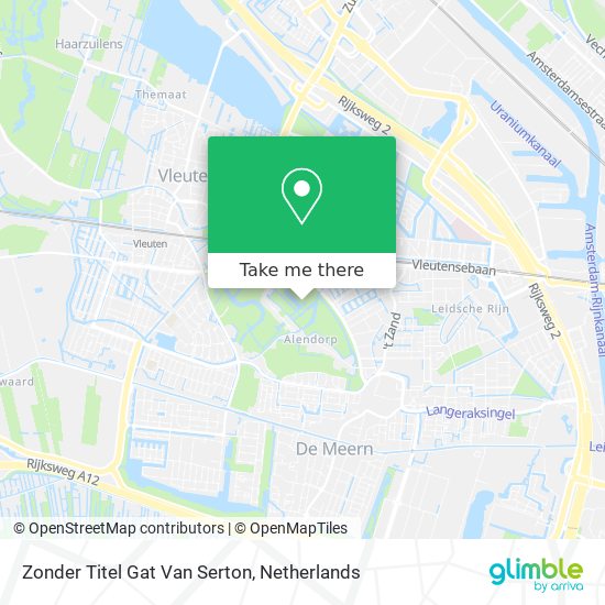 Zonder Titel  Gat Van Serton map