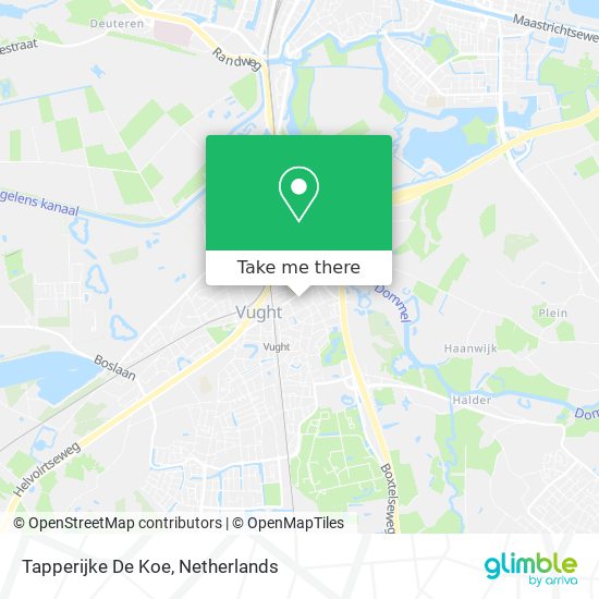 Tapperijke De Koe Karte