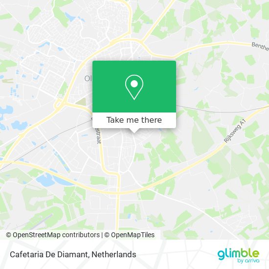 Cafetaria De Diamant map
