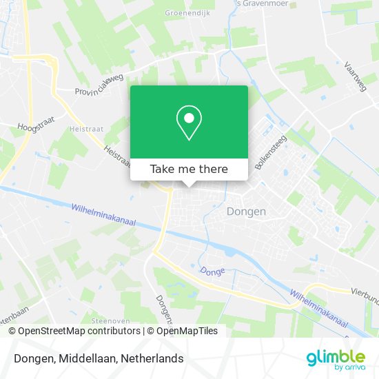 Dongen, Middellaan map