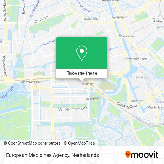 European Medicines Agency map