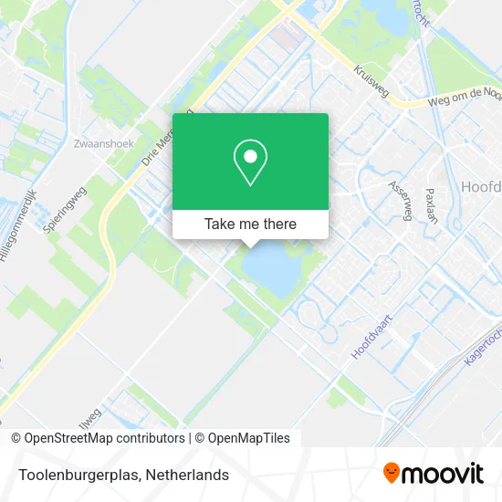 Toolenburgerplas map