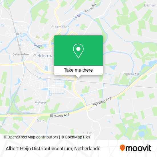 Albert Heijn Distributiecentrum map