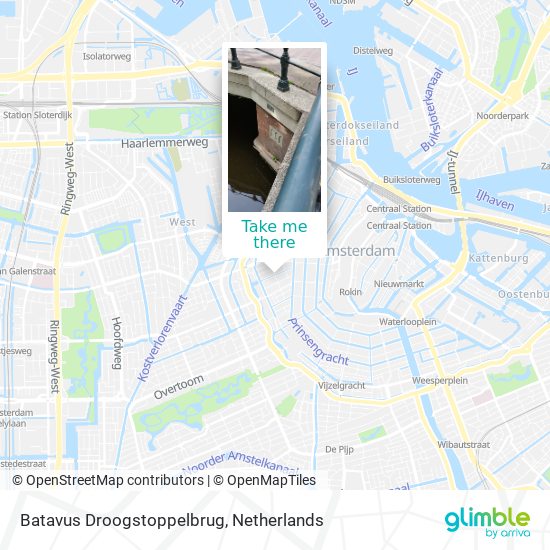 Batavus Droogstoppelbrug map