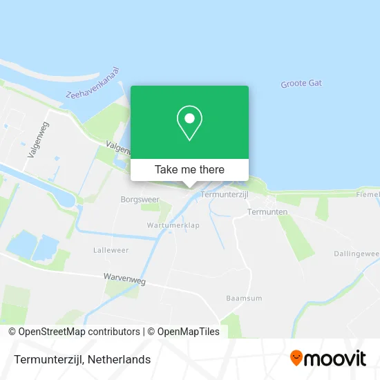 Termunterzijl map