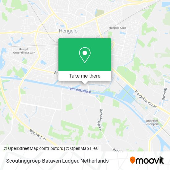 Scoutinggroep Bataven Ludger map