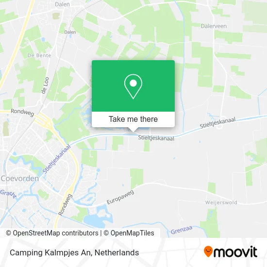 Camping Kalmpjes An map