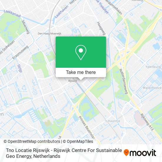 Tno Locatie Rijswijk - Rijswijk Centre For Sustainable Geo Energy map