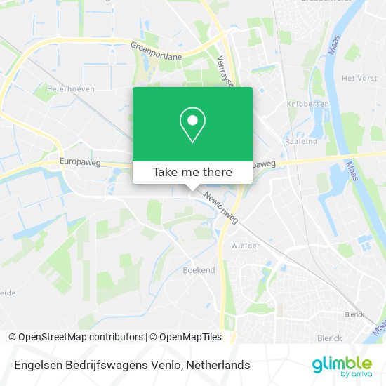Engelsen Bedrijfswagens Venlo map