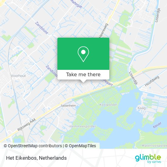 Het Eikenbos map