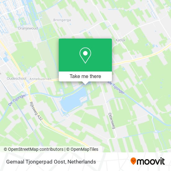 Gemaal Tjongerpad Oost map