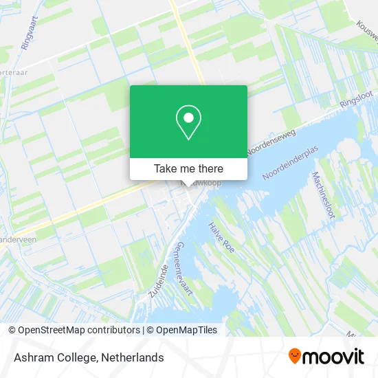 Ashram College map