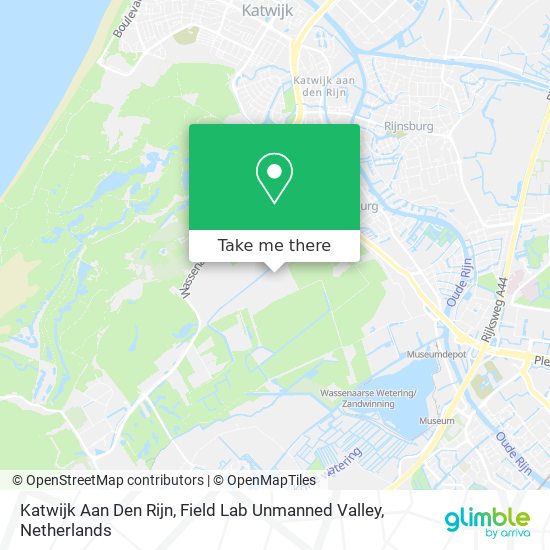 Katwijk Aan Den Rijn, Field Lab Unmanned Valley map