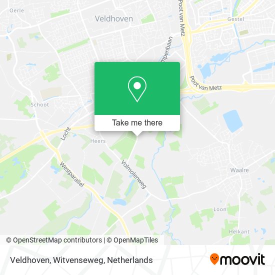 Veldhoven, Witvenseweg map