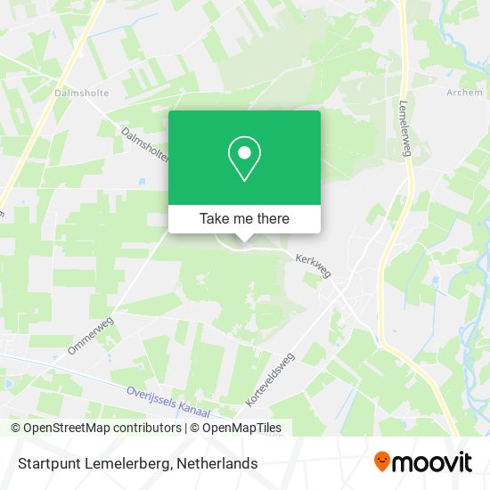 Startpunt Lemelerberg map